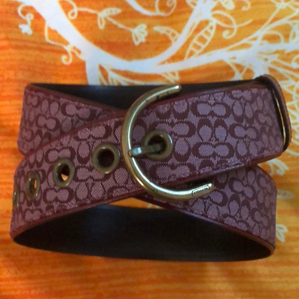 Coach belt